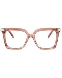 Michael Kors - Exumas Brille Mit Eckigem Gestell - Lyst