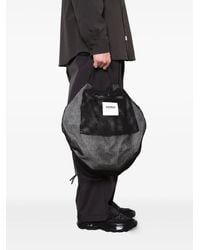 Yoshio Kubo - Mesh-Schultertasche Mit Kordelzug - Lyst