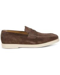 Baldinini - Suede Penny Loafers - Lyst