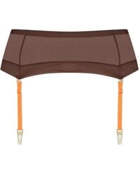 Maison Close - Corps À Corps Semi-Sheer Garter Belt - Lyst