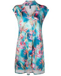 Lygia & Nanny - Jurk Met V-Hals - Lyst