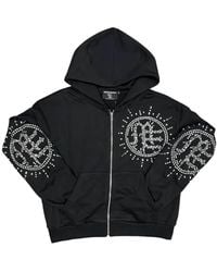 Mixed Emotions - Eclipse Rhinestone-Embellishment Hoodie - Lyst