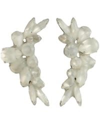 Maison Margiela - Engraved-Logo Earrings - Lyst