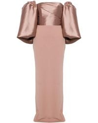 Solace London - Abito Lungo Floris - Lyst