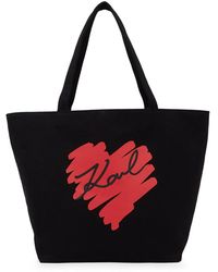 KARL LAGERFELD - K/Heart Reversible Tote Bag - Lyst