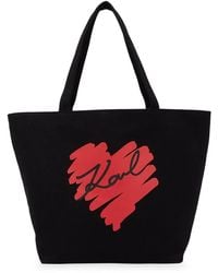 Karl Lagerfeld - K/Heart Reversible Tote Bag - Lyst