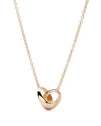 Lizzie Mandler - 18kt Yellow Gold Micro Crescent Link Necklace - Lyst