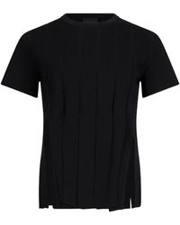 Liu Jo - Fringed Short-Sleeve Sweater - Lyst