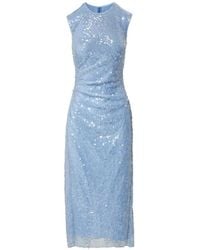 Veronica Beard - Sequin-Embellished Midi Dress - Lyst