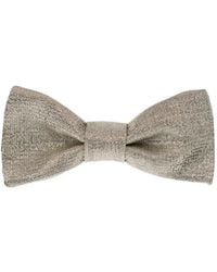 Versace - Metallic-Effect Bow Tie - Lyst