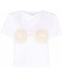 Magda Butrym - Crop T-Shirt - Lyst