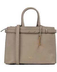 Lancel - Faubourg Top-Handle Leather Tote Bag - Lyst