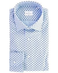 BRANCACCIO - Patterned Slim-Fit Shirt - Lyst