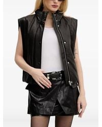 IRO - Dario Leather Vest - Lyst