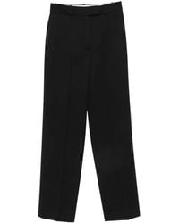 Rohe - Pressed-Crease Straight-Leg Trousers - Lyst