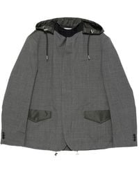 Sacai - Veste À Empiècements Contrastants - Lyst