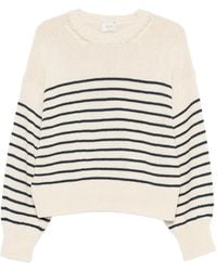 Alysi - Pullover Mit Streifendetail - Lyst