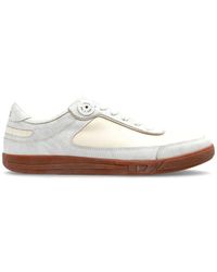DIESEL - S-D-Coffee Leather Sneakers - Lyst