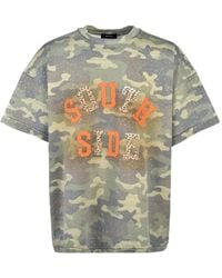 BREATH - Rhinestone-Embellished Camouflage-Print T-Shirt - Lyst