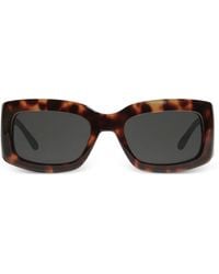 Courreges - 69 Tortoiseshell-Effect Sunglasses - Lyst