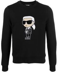 Karl Lagerfeld - Ikon Sweater Van Biologisch Katoen - Lyst