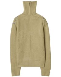 Burberry - Pull En Cachemire À Logo Ekd - Lyst