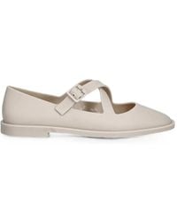 Melissa - Buckle-Fastening Crossover-Strap Ballet Flats - Lyst