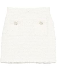 Self-Portrait - Neutrals Skirts - Lyst