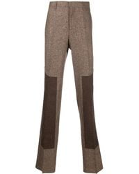 Moschino - Tailored-Cut Panelled Trousers - Lyst