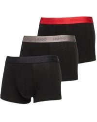 HUGO - Set Aus Drei Shorts Mit Logo-Bund - Lyst