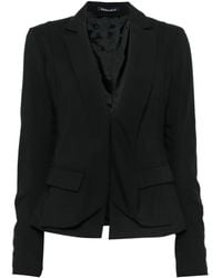 Rundholz - Draped Lapels Blazer - Lyst