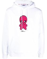 Gcds - Hoodie En Coton À Patch Alien - Lyst