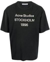Acne Studios - T-shirt en coton à imprimé graphique - Lyst