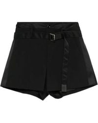 Sacai - High-Waist Shorts - Lyst