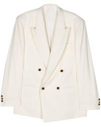 Canaku - Double-breasted Crepe Blazer - Lyst