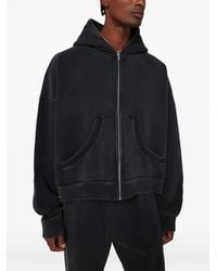 Entire studios - Zip-Up Cotton Hoodie - Lyst