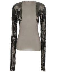 Rick Owens - Sequin-Embellished Top - Lyst