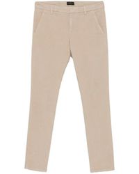 Dondup - Corduroy-Effect Slim-Fit Trousers - Lyst