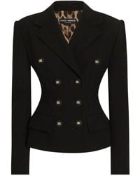 Dolce & Gabbana - Blazer Dg De Lana Virgen - Lyst