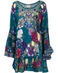 Camilla Jurk Met A-lijn - Blauw