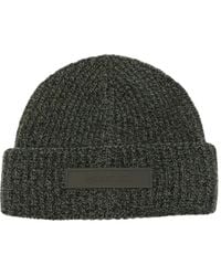 Moncler - Logo-Patch Ribbed-Knit Beanie - Lyst