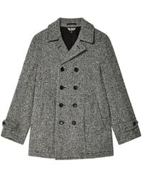 COMME DES GARÇON BLACK - Herringbone Coat - Lyst