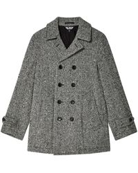 COMME DES GARÇON BLACK - Herringbone Coat - Lyst