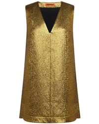 Simon Miller - Fountain Metallic-Effect Mini Dress - Lyst