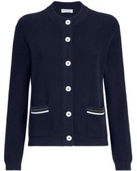 Brunello Cucinelli - Cotton Monili-Trim Cardigan - Lyst