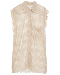 JNBY - Chemise À Fleurs En Dentelle - Lyst