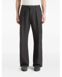 Manière De Voir - Luca Relaxed Fit Pleated Pocket Trousers - Lyst