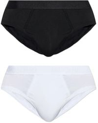 Moschino - Slips Mit Logo-Verzierung (2Er-Set) - Lyst