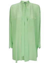 Jejia - Long Sleeve Silk Shirt - Lyst