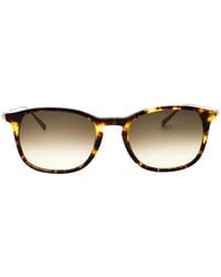 Ferragamo Eyewear - Tortoiseshell-Effect Square-Frame Sunglasses - Lyst